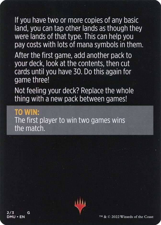 Mini-Master // Mini-Master (cont'd) Token