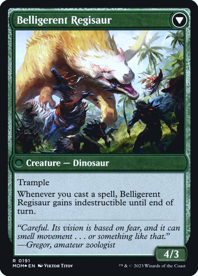 Invasion of Ixalan // Belligerent Regisaur