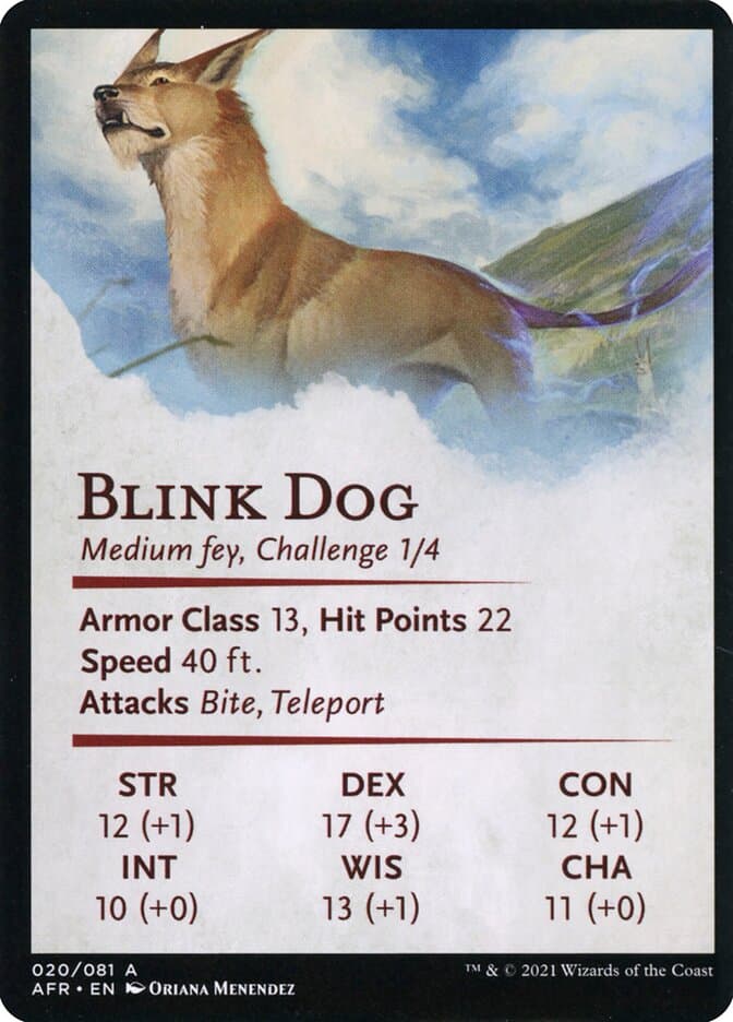 Blink Dog // Blink Dog Token