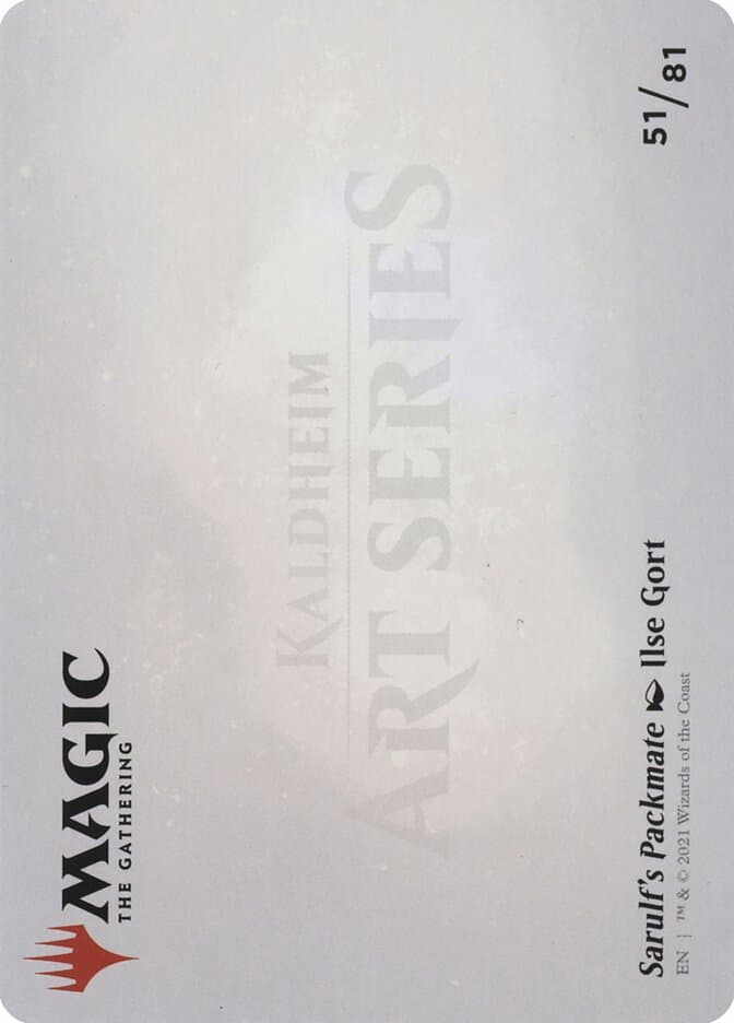 Sarulf's Packmate // Sarulf's Packmate Token