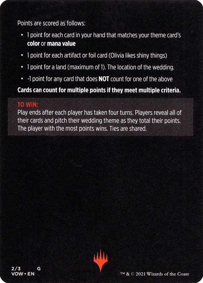 Vampire Wedding Planner // Vampire Wedding Planner (cont'd) Token