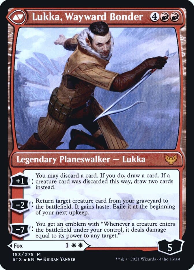 Mila, Crafty Companion // Lukka, Wayward Bonder