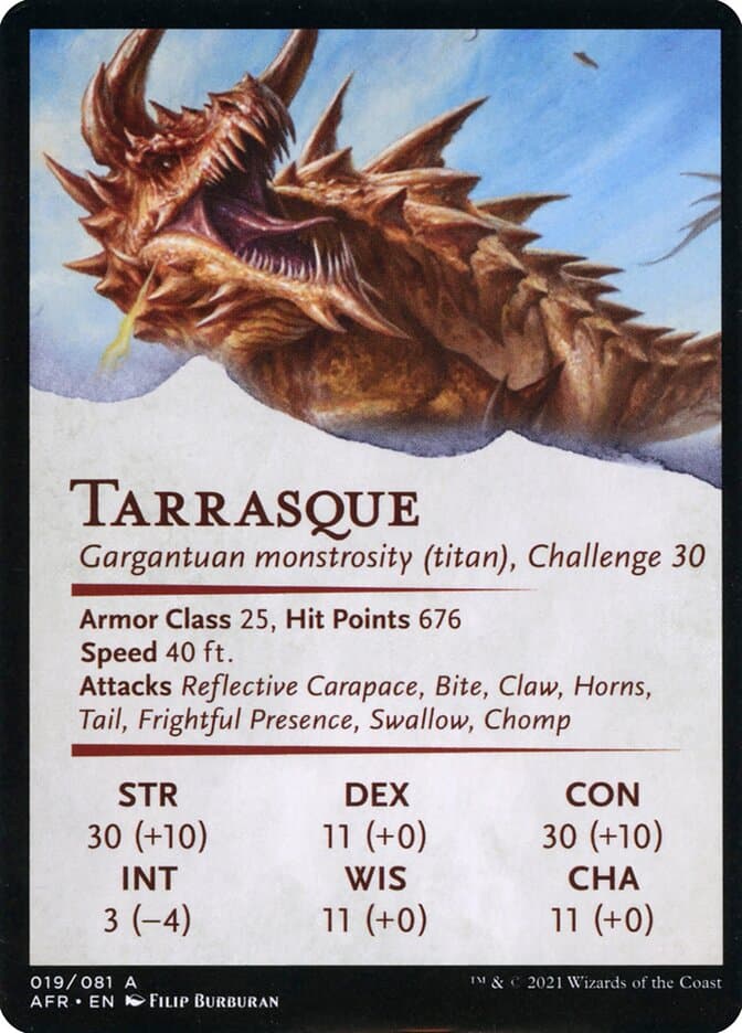 The Tarrasque // Tarrasque Token