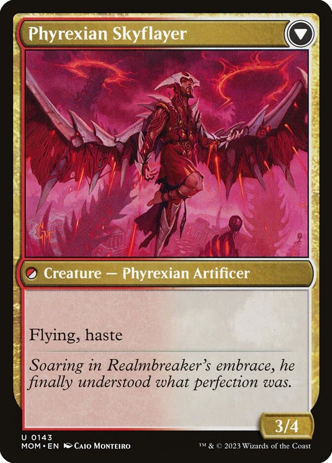 Harried Artisan // Phyrexian Skyflayer