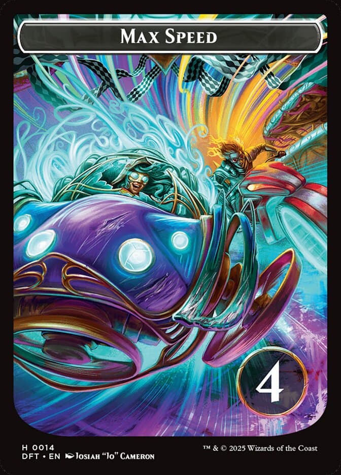 Start Your Engines! // Max Speed Token