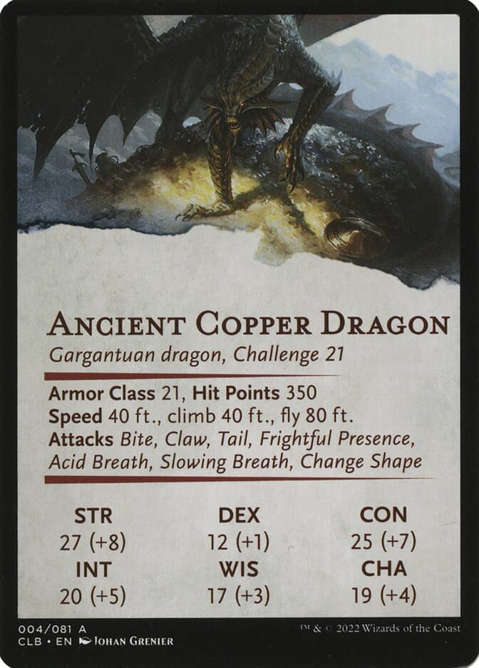Ancient Copper Dragon // Ancient Copper Dragon Token