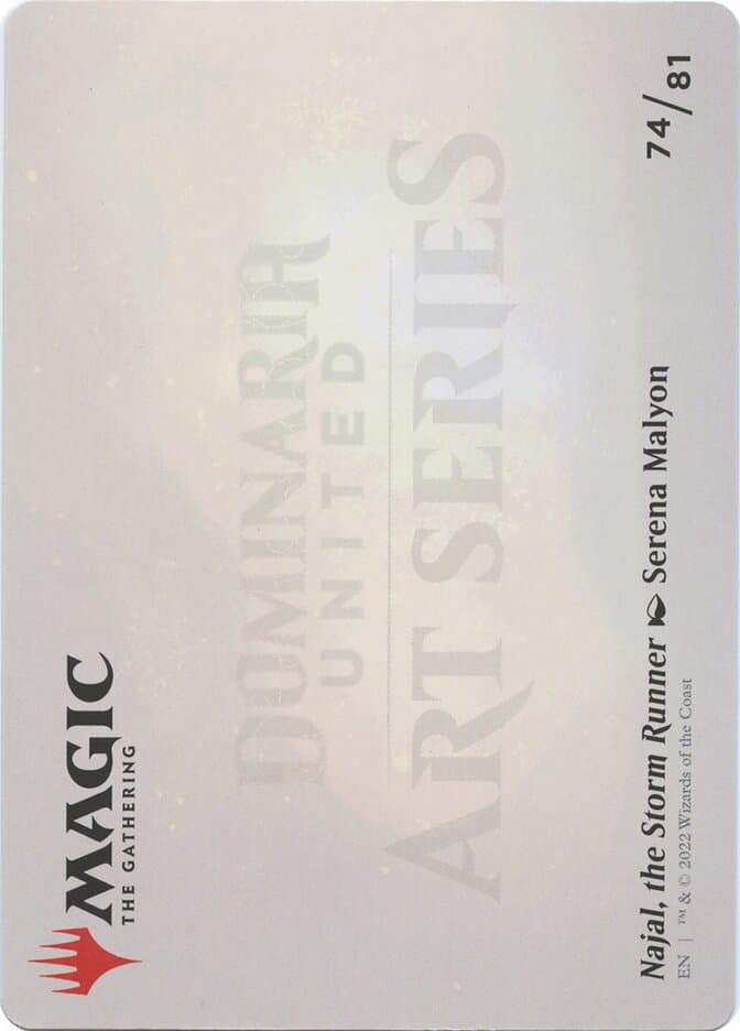 Najal, the Storm Runner // Najal, the Storm Runner Token