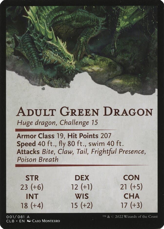 Lurking Green Dragon // Lurking Green Dragon Token