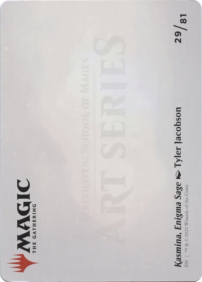 Kasmina, Enigma Sage // Kasmina, Enigma Sage Token