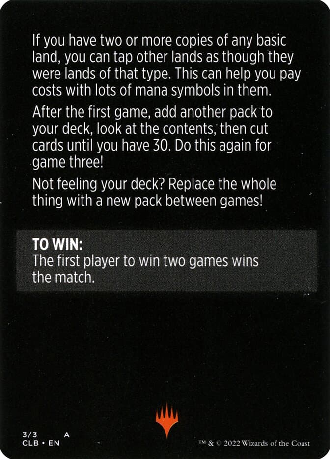 Mini-Master // Mini-Master (cont'd) Token