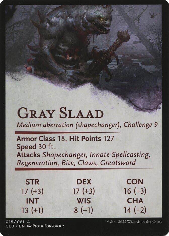 Gray Slaad // Gray Slaad Token