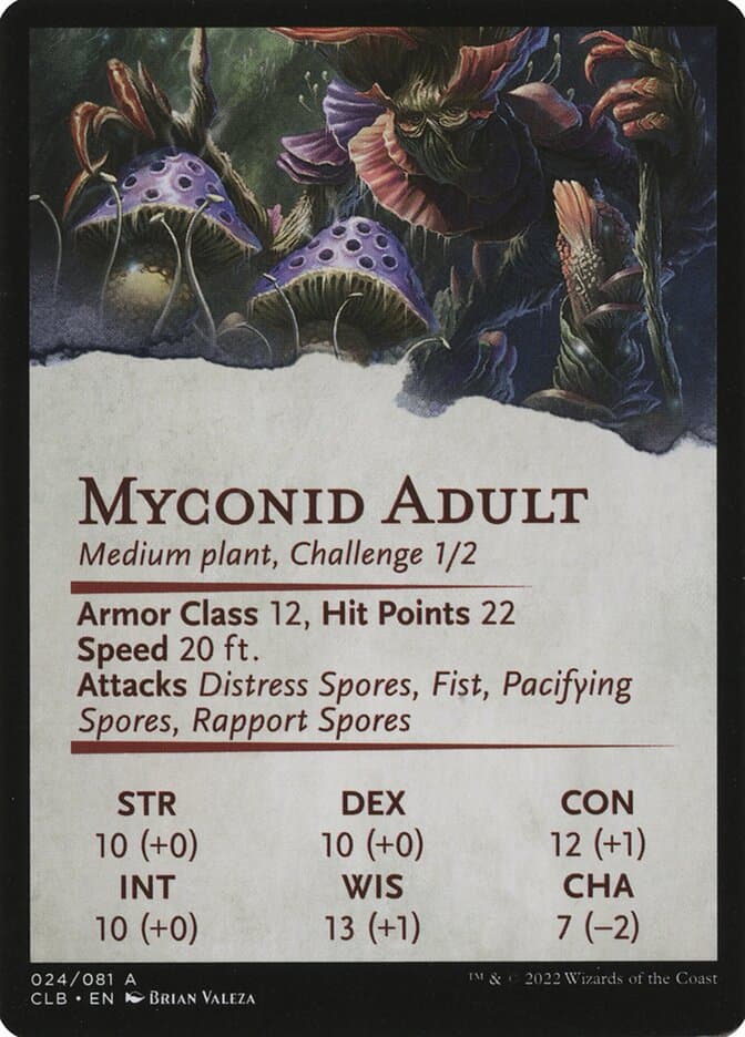 Myconid Spore Tender // Myconid Spore Tender Token