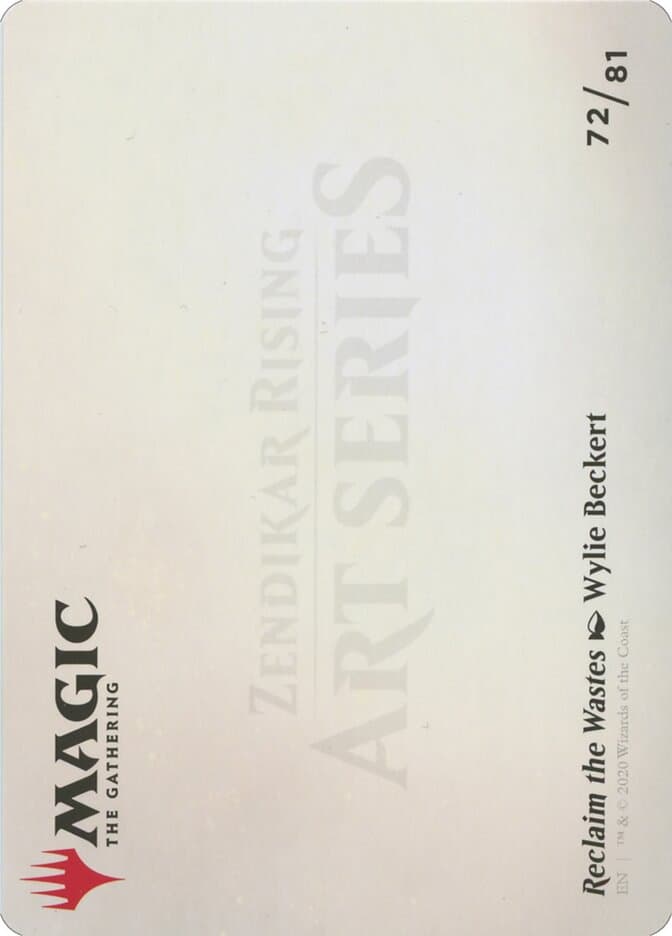Reclaim the Wastes // Reclaim the Wastes Token