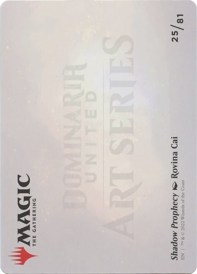 Shadow Prophecy // Shadow Prophecy Token