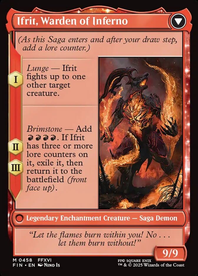 Clive, Ifrit's Dominant // Ifrit, Warden of Inferno