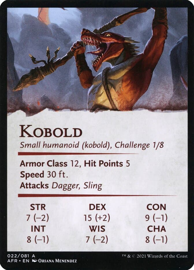 Minion of the Mighty // Kobold Token