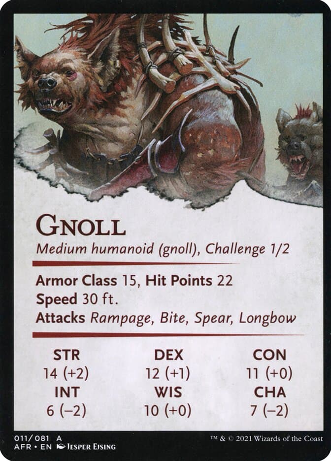 Gnoll Hunter // Gnoll Hunter Token