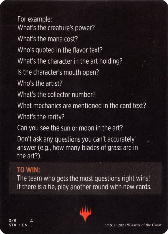 Careful Study (minigame) // Careful Study (cont'd) Token
