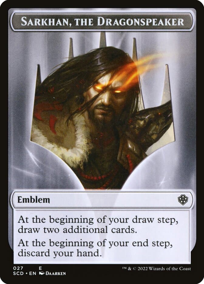 Sarkhan, the Dragonspeaker Emblem Token