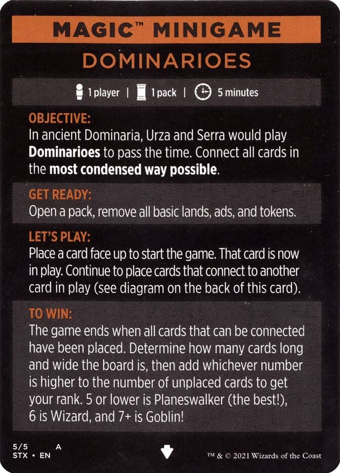 Dominarioes // Dominarioes (cont'd) Token