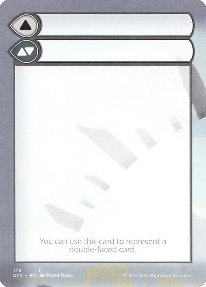 Double-Faced Substitute Card Token