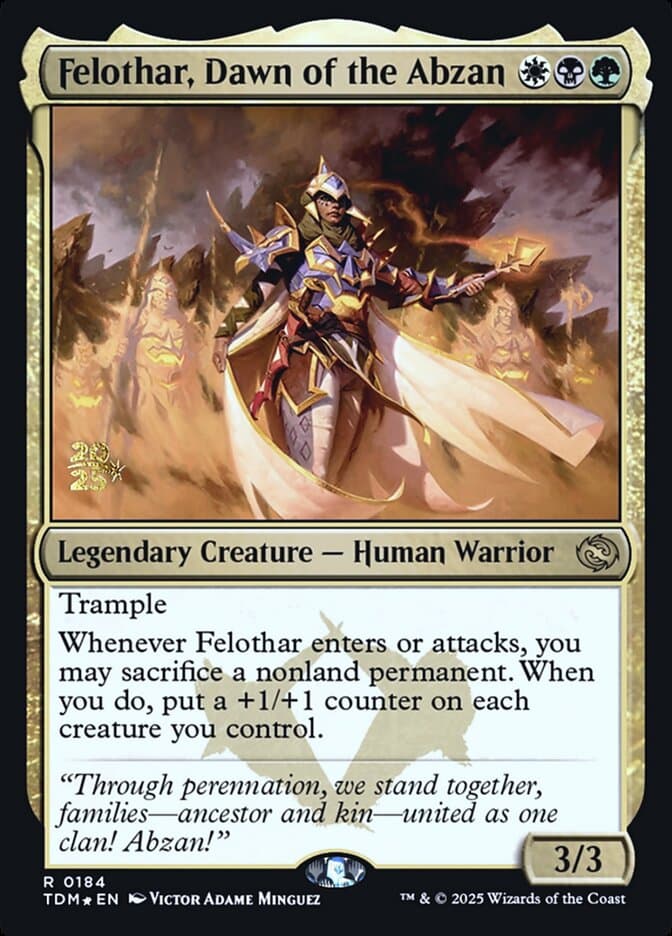 Felothar, Dawn of the Abzan