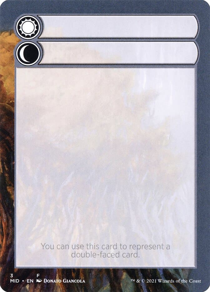 Double-Faced Substitute Card Token
