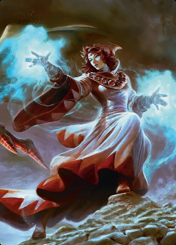 The Destined White Mage // The Destined White Mage Token