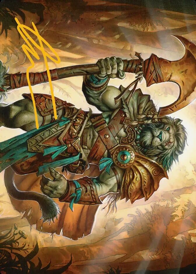 Ajani, Outland Chaperone // Ajani, Outland Chaperone Token
