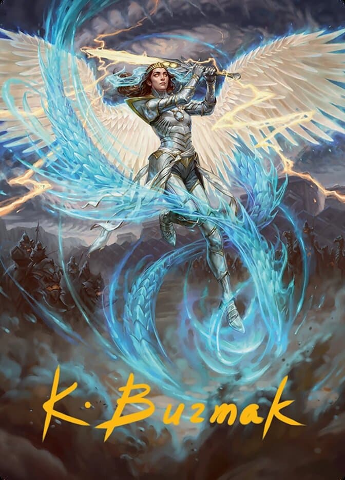 Elspeth, Storm Slayer // Elspeth, Storm Slayer Token