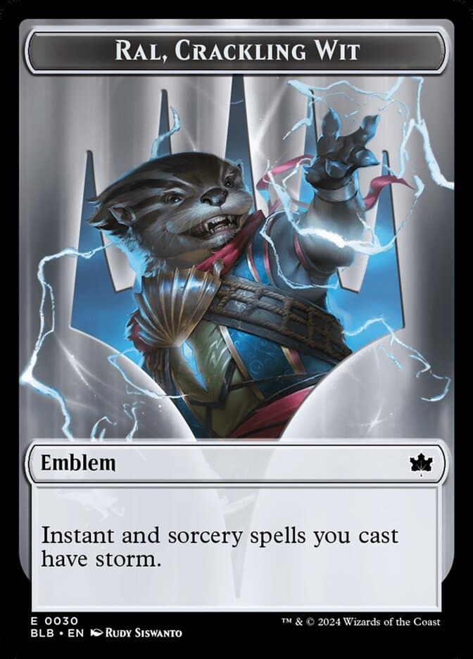Ral, Crackling Wit Emblem Token