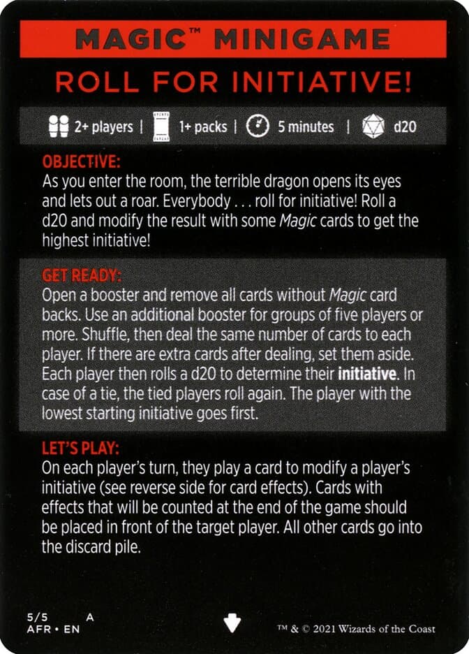 Roll for Initiative // Roll for Initiative (cont'd) Token
