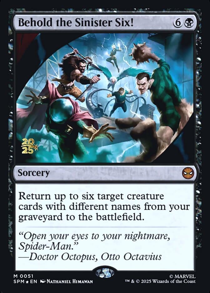 Behold the Sinister Six!
