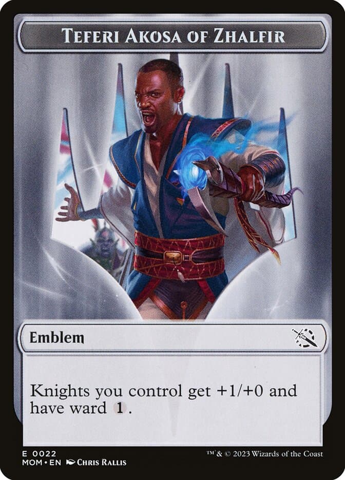 Teferi Akosa of Zhalfir Emblem Token