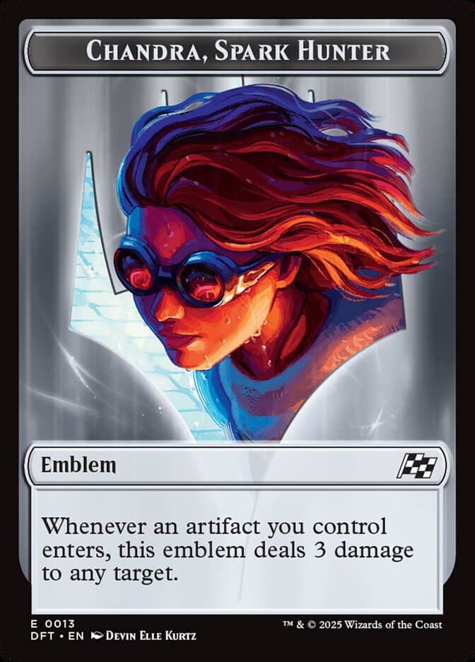 Chandra, Spark Hunter Emblem Token