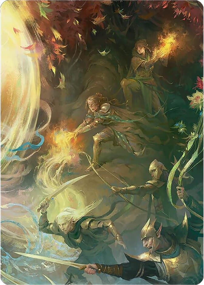 Rally the Galadhrim // Rally the Galadhrim Token