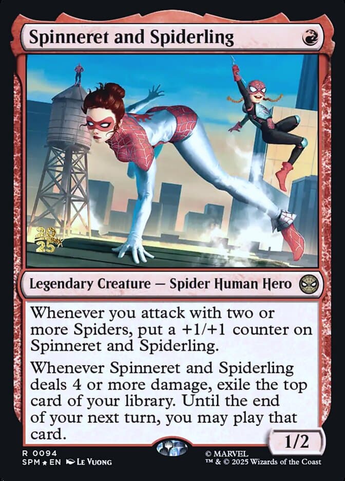 Spinneret and Spiderling