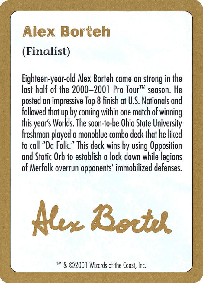Alex Borteh Bio Token
