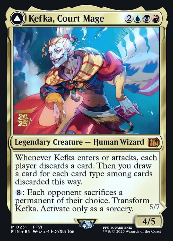 Kefka, Court Mage // Kefka, Ruler of Ruin