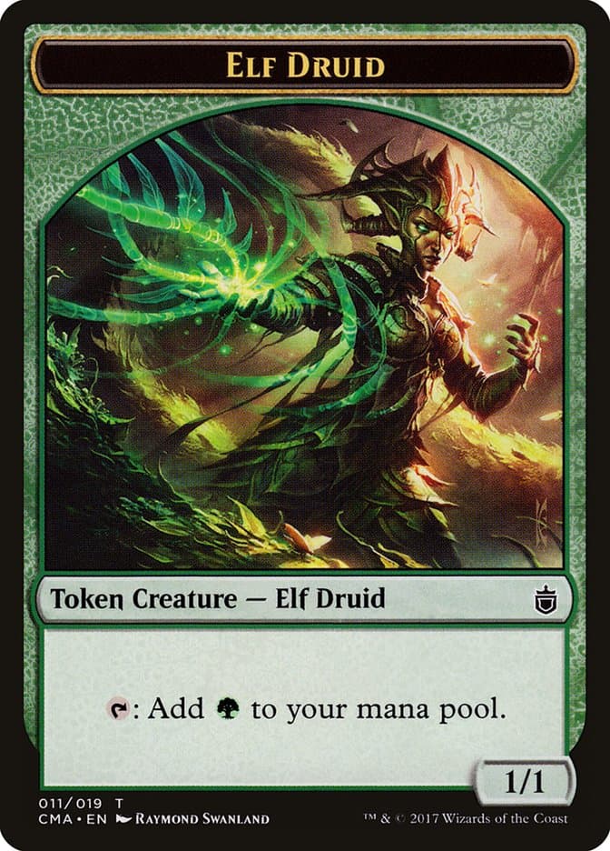 Elf Druid Token