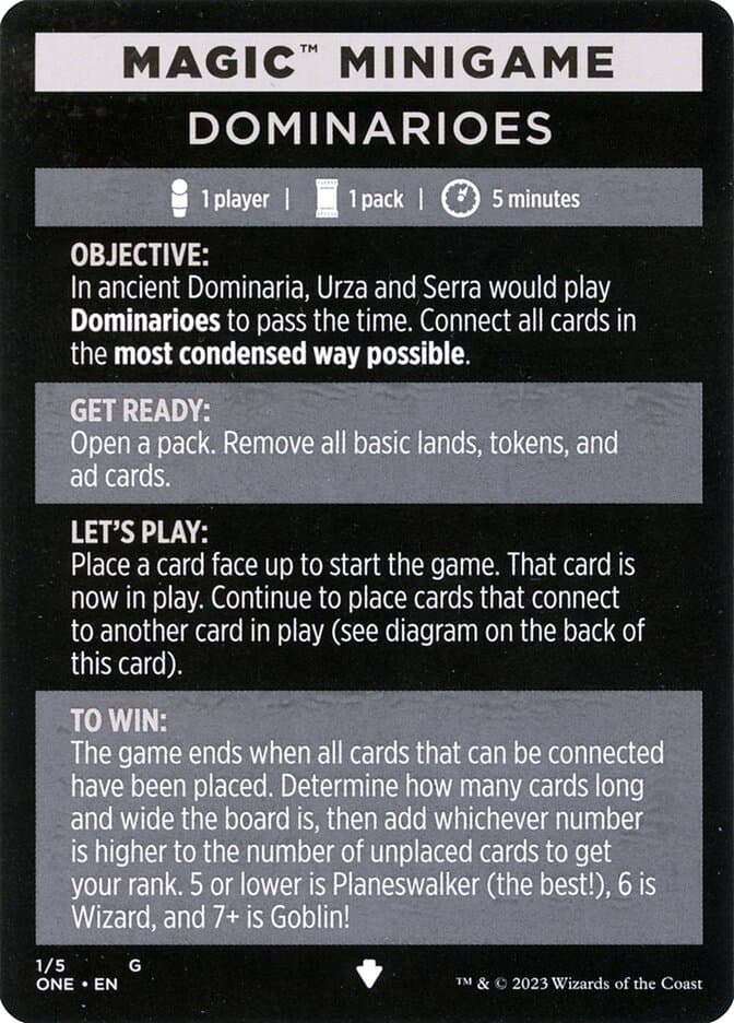 Dominarioes // Dominarioes (cont'd) Token