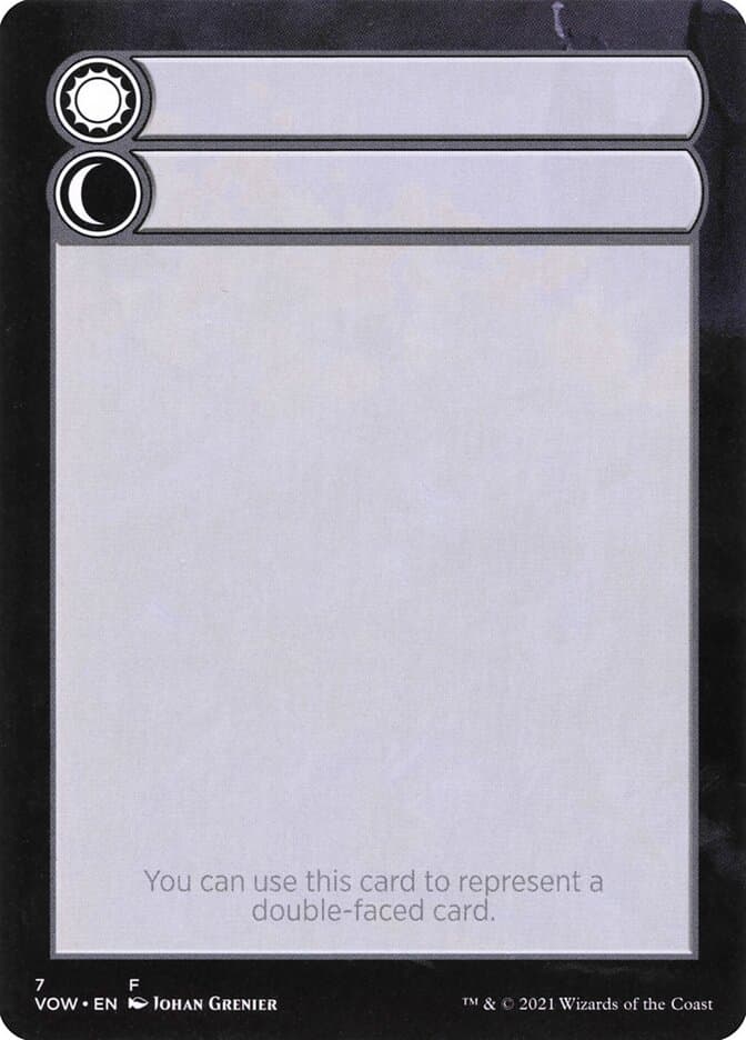 Double-Faced Substitute Card Token