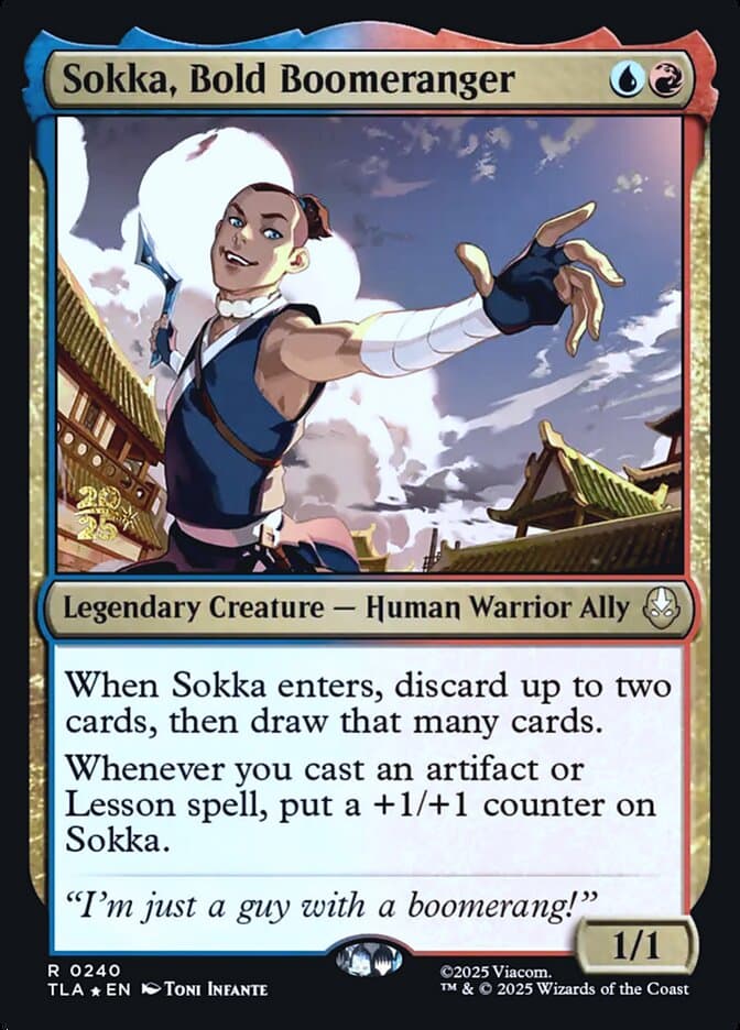 Sokka, Bold Boomeranger