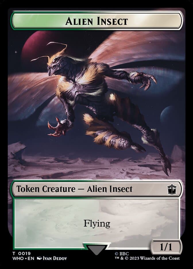 Alien Insect Token
