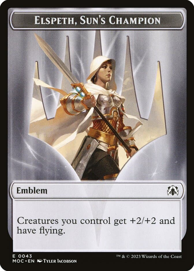 Elspeth, Sun's Champion Emblem Token