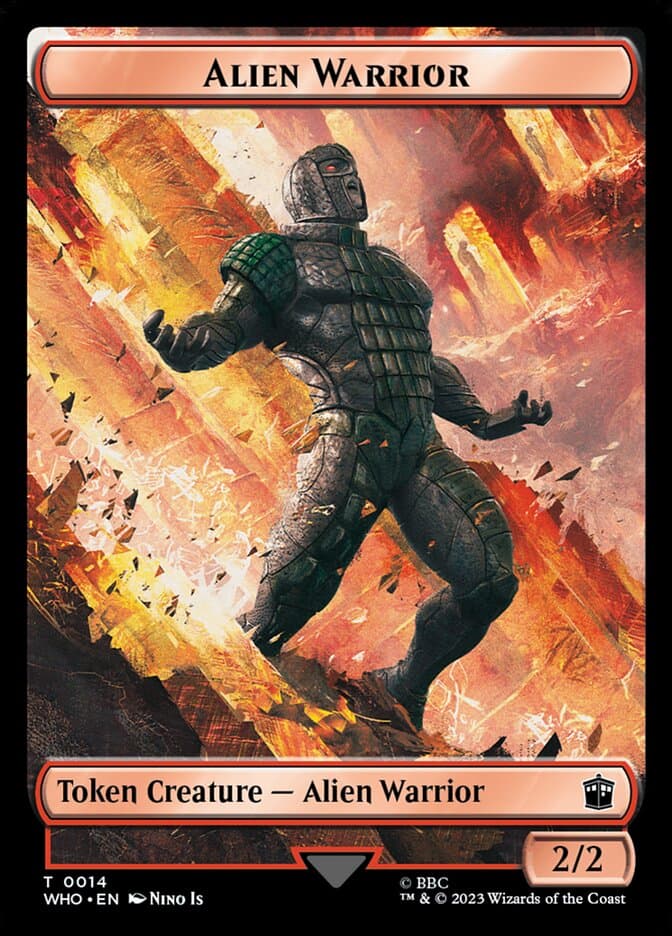 Alien Warrior Token