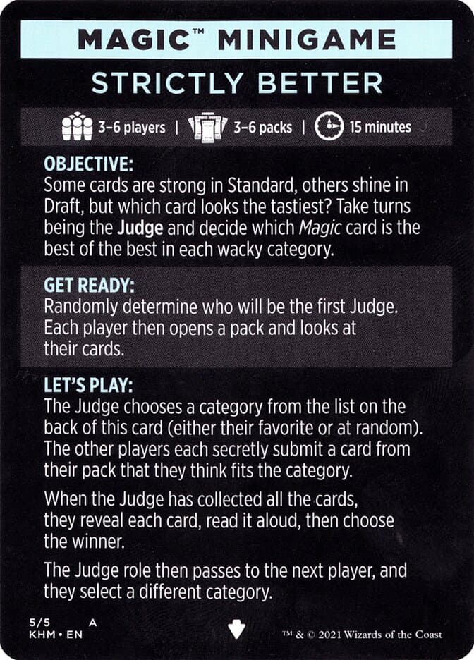 Strictly Better // Strictly Better (cont'd) Token