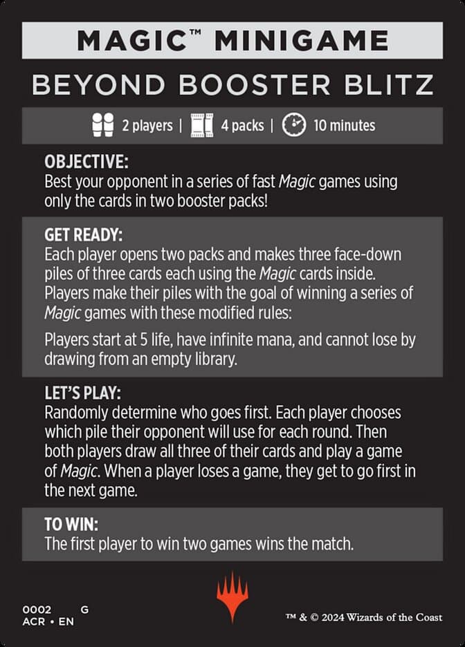 Beyond Booster Blitz Token