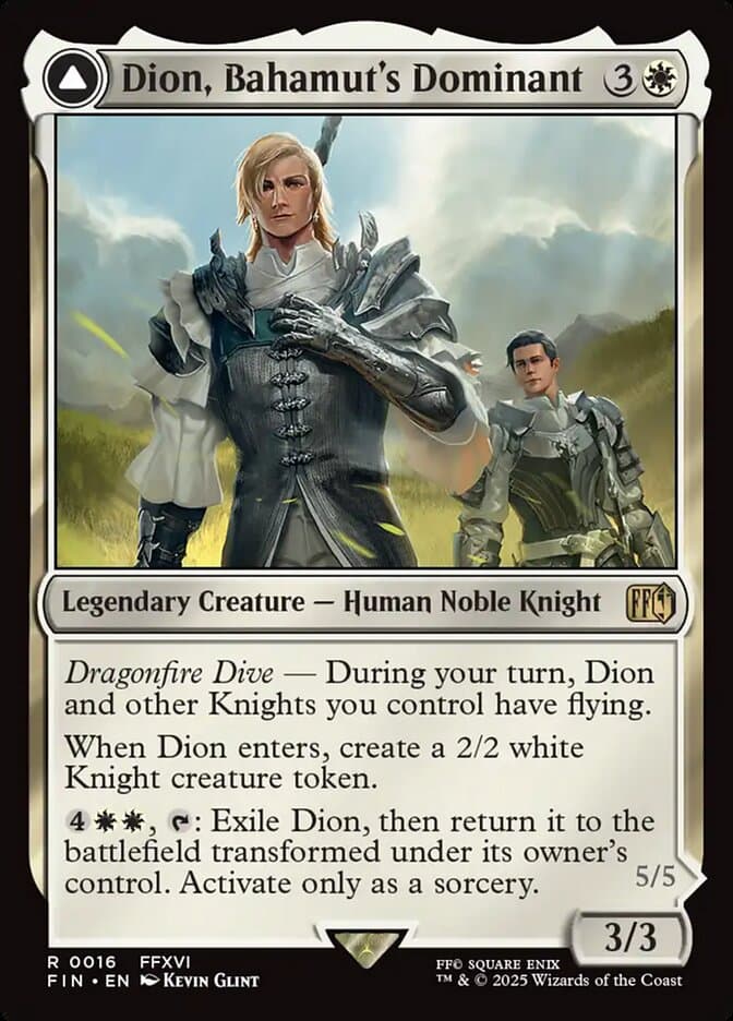 Dion, Bahamut's Dominant // Bahamut, Warden of Light