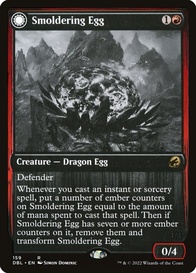 Smoldering Egg // Ashmouth Dragon